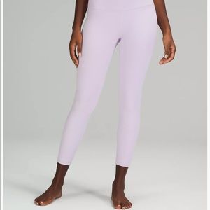Lavender Lululemon Align Leggings 25 in